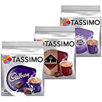 Los mejores  - TASSIMO HOT CHOCOLATE PACK - MILKA- CADBURY- SUCHARD 48 T-DISCS